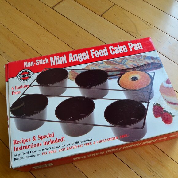 Norpro Nonstick Mini Angel Food Cake Pan Model No. 3975 NEW - Picture 1 of 14